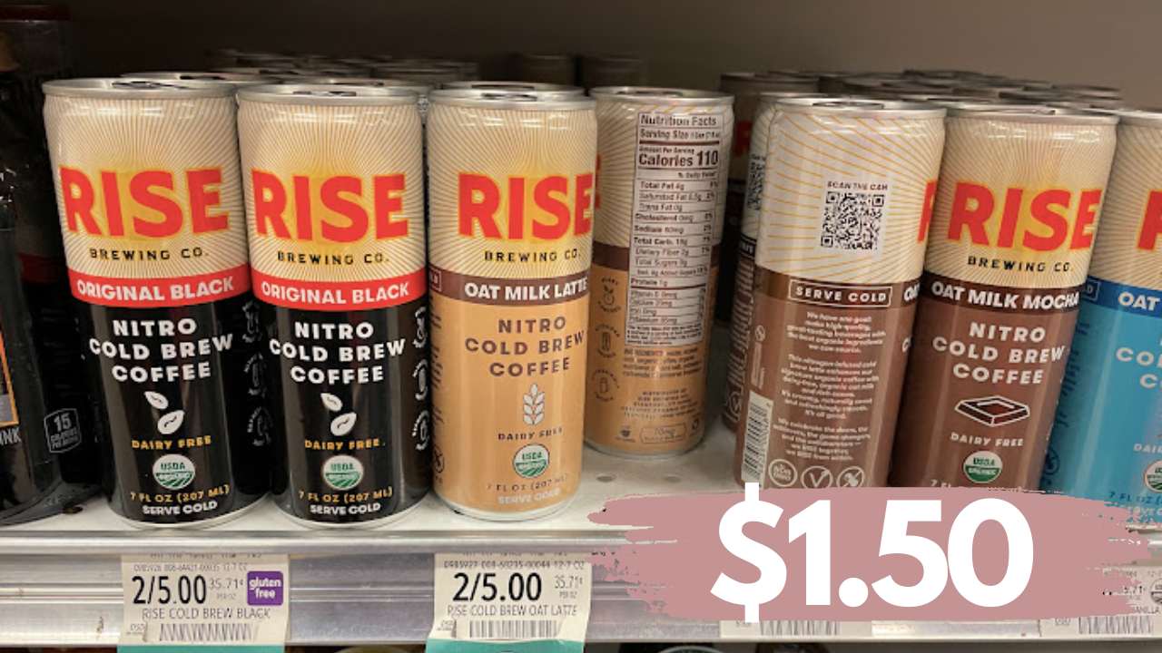 Get 5 FREE Rise Nitro Cold Brew Coffees for $1.50 Each