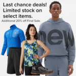 Joe’s New Balance Outlet: Final sale – Take a further 20% off on limited items!