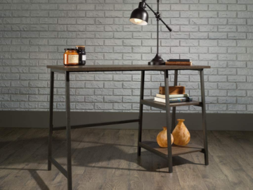 Sauder North Avenue Smoked Oak Pedestal Desk $49.99 Shipped Free (Reg. $135) – LOWEST PRICE
