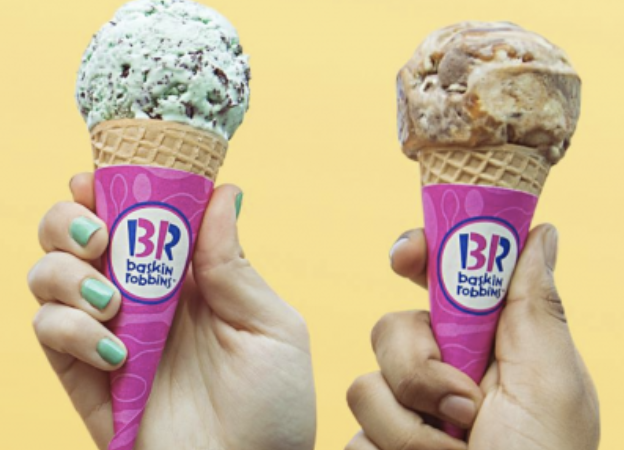 Baskin Robbins: Get 31% off ice cream scoops today!