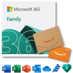 Today Only! Microsoft 365 Family,12-month Subscription with Auto-Renewal + $50 Amazon Gift Card $99.99 Shipped Free (Reg. $149.99)