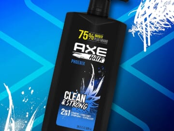 4-Pack AXE Wash & Care Phoenix 2-in-1 Shampoo & Conditioner $7.18 (Reg. $28)  – $1.80/ 28 oz bottle