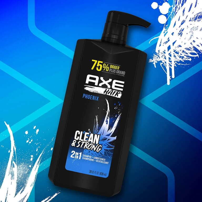 4-Pack AXE Wash & Care Phoenix 2-in-1 Shampoo & Conditioner $7.18 (Reg. $28) – $1.80/ 28 oz bottle
