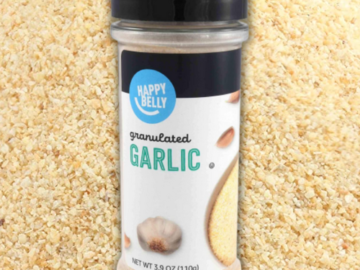 Happy Belly Granulated Garlic, 3.9 Oz as low as $1.43 Shipped Free (Reg. $4.21) – LOWEST PRICE