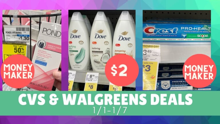 Video: Top CVS & Walgreens Deals 1/1-1/7