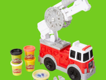 Play-Doh Wheels Fire Truck Toy Vehicle Set $11 (Reg. $22)