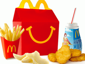 McDonald’s: FREE Happy Meal with a $5 purchase today!