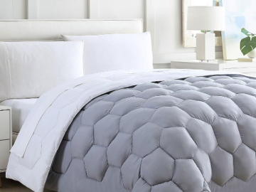 Honeycomb Down-Alt Comforters only $22.79 + shipping!