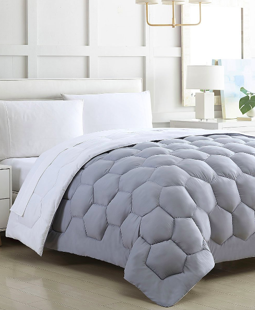 Honeycomb Down-Alt Comforters only $22.79 + shipping!