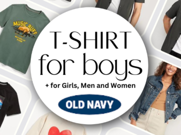 2 Days Only! T-shirts for Boys from $3.97 (Reg. $9.99) + for Girls, Men and Women! thru Feb. 2!