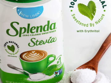 SPLENDA Naturals Stevia Zero Calorie Sweetener 19oz as low as $7.26 Shipped Free (Reg. $11.99) – FAB Ratings!