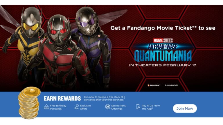 Free Movie Ticket to Ant-Man and The Wasp: Quantumania