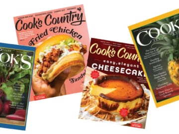 Cook’s County or Cook’s Illustrated for $10.50 a Year (reg. $36)