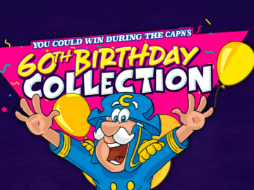 Cap’n Crunch “60th Birthday Collection” Instant Win Game (4,210 Winners)