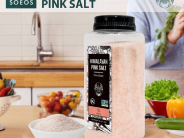 FOUR Jars of Fine Grain Himalayan Pink Salt, 38.8 Oz as low as $6.86 EACH Jar Shipped Free (Reg. $10) – 5K+ FAB Ratings! + Buy 4, Save 5%