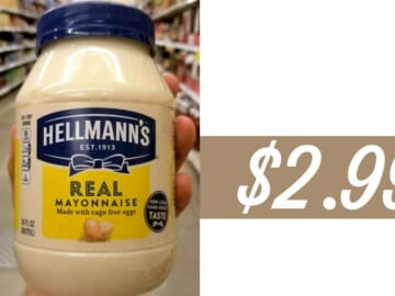 $2.99 Hellmann’s Mayo | Kroger Mega Deal