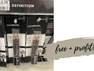 Get 3 Packs of CoverGirl Brow Pencils for FREE + Profit
