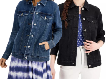 Style & Co. Women’s Denim Trucker Jacket $10.66 (Reg. $59.50) – 2 Colors – XS to XL