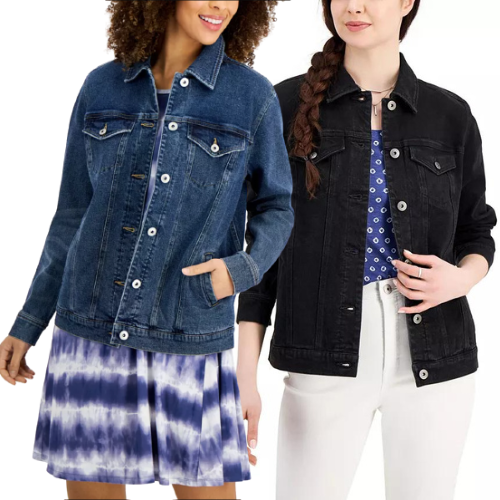 Style & Co. Women’s Denim Trucker Jacket $10.66 (Reg. $59.50) – 2 Colors – XS to XL