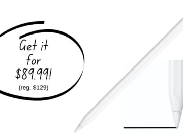 Apple Pencil | $89.99 at Amazon or Walmart (reg. $129)