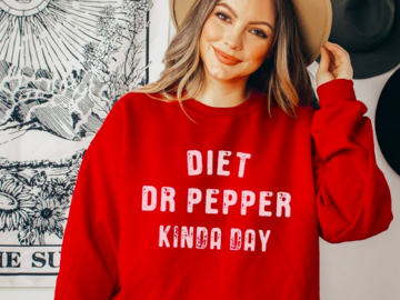 Funny Caffeine Kinda Day Sweatshirts only $29.99 shipped!