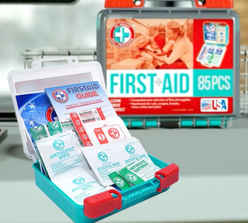 85-Piece First Aid Kit in Durable Plastic Case as low as $5.51 Shipped Free (Reg. $10.29) – 2.6K+ FAB Ratings!