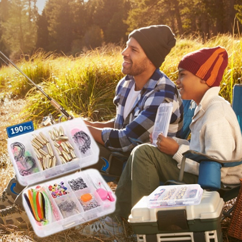 Wimssert 190-Piece Fishing Lure & Tackle Set $21 After Coupon (Reg. $30)