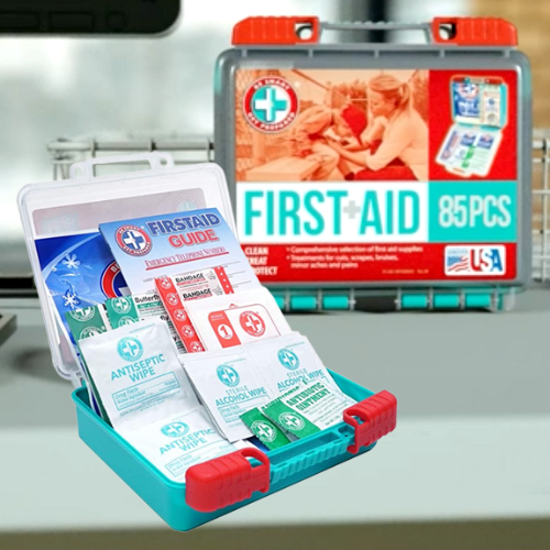 FOUR 85-Piece First Aid Kits in Durable Plastic Case as low as $5.24 Shipped Free (Reg. $10.29) – 2.6K+ FAB Ratings! + Buy 4, save 5%
