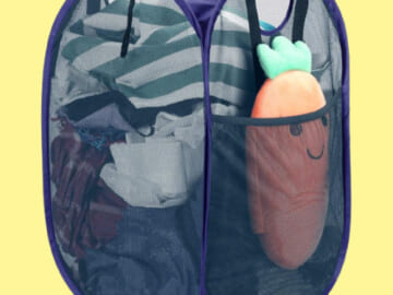 Mesh Pop-up Laundry Hamper from $5.99 After Code (Reg. $10+) – 14.5K+ 4.7/5 stars! 3 Colors