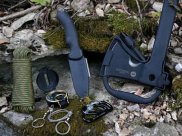 Ozark Trail 11-Piece Camping Hatchet and Knife Tool Set $14.88 (Reg. $29.88) – 4-In-1 Hatchet and Saw, 4″ Fixed Blade Knife, 50 Foot Paracord, Compass, Commando Saw, and Carabiners
