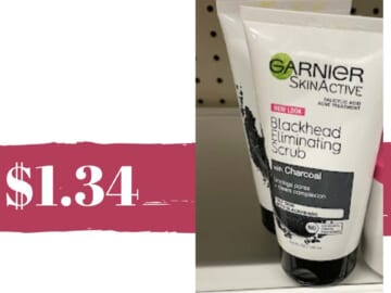 Garnier Facial Scrub for $1.34 at CVS
