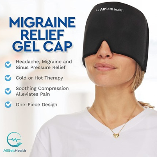 AllSett Health Form Fitting Migraine Relief Ice Head Wrap $13.99 (Reg. $20) – 4 Colors