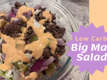 Low Carb Big Mac Salad