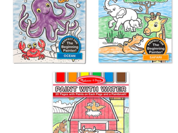 Melissa & Doug Paint With Water Activity Books only $2.97!