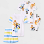 Toddler 4-Piece Bluey Pajama Sets only $18!