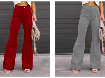 High-Waist Flare Pants