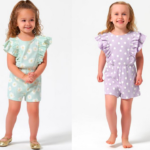 Modern Moments By Gerber Baby & Toddler Ribbed Ruffled Romper only $6!