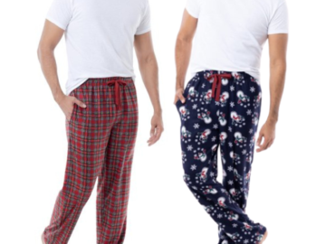 2-Pack Fruit of the Loom Men’s Holiday & Plaid Print Microfleece Pajama Pants Set $10 (Reg. $20) – $5/Pajama – 5 Colors – S to 5XL