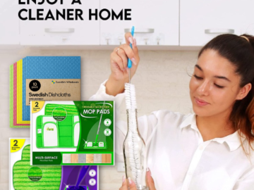 Today Only! Swedish Wholesale & Turbo Mops Cleaning Products from $7.99 (Reg. $17.99) – FAB Ratings!