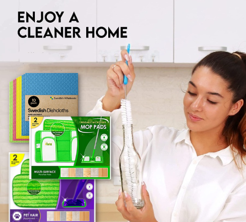 Today Only! Swedish Wholesale & Turbo Mops Cleaning Products from $7.99 (Reg. $17.99) – FAB Ratings!