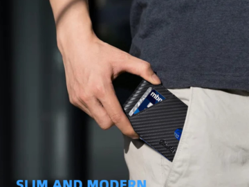 Slim RFID Wallets for Men $23.99 After Coupon (Reg. $34.99) – with ID Window and 12 Card Slots