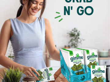 Today Only! 30-Count gimMe Grab & Go Sea Salt Organic Roasted Seaweed Sheets $20.50 (Reg. $27.50) – 68¢/sheet!