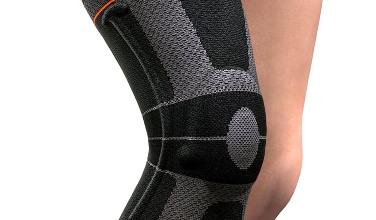 Unisex Knee Compression Sleeve with Side Stabilizers $8 After Code (Reg. $16)