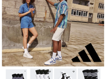 6-Pairs adidas Men’s or Women’s Athletic Quarter / Crew / No-Show Socks $9 After Code (Reg. $20+) + Free Shipping