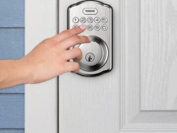 Keyless Entry Smart Door Lock with Keypad $29.99 After Code + Coupon (Reg. $40) + Free Shipping – IP54 Weatherproof, 3 Colors