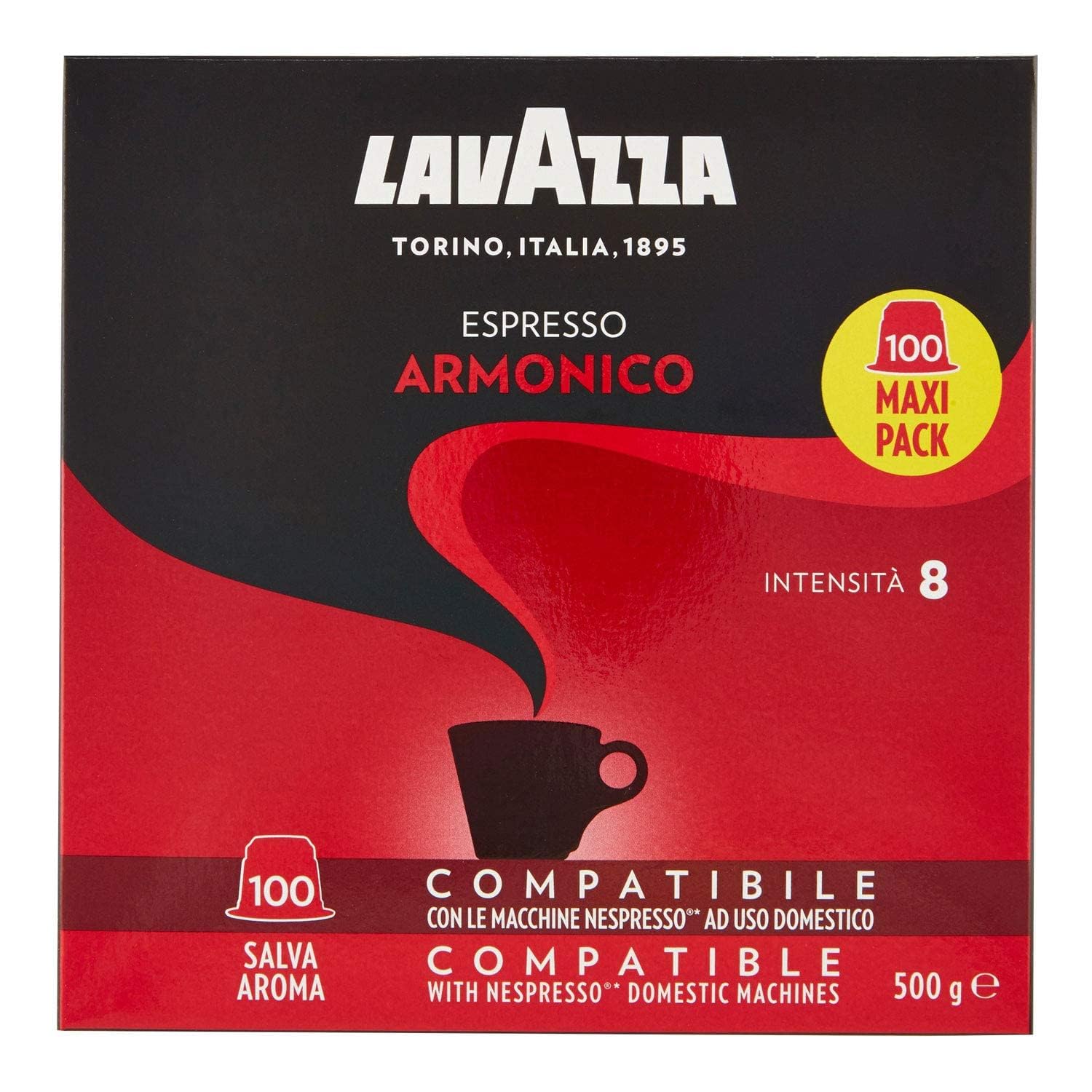100 Count Lavazza Espresso Nespresso Capsules (Intensity 8) $23.19 After Coupon (Reg. $37 ) – $0.23 each, Compatible w/ Nespresso Original