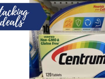 Save $9 on Supplements with Centrum Triple Stacking Deals