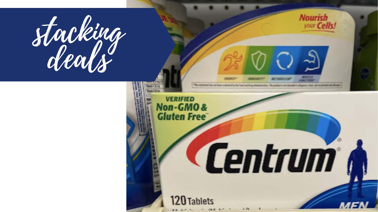 Save $9 on Supplements with Centrum Triple Stacking Deals