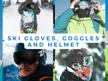 Today Only! Ski Gloves, Goggles and Helmet from $9.99 (Reg. $22.99)