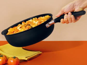 4.5-Quart Meyer Accent Series Hard Anodized Nonstick Chef Pan with Helper Handle $15.57 (Reg. $32) – FAB Ratings! With Triple-Layer Non-Stick Coating